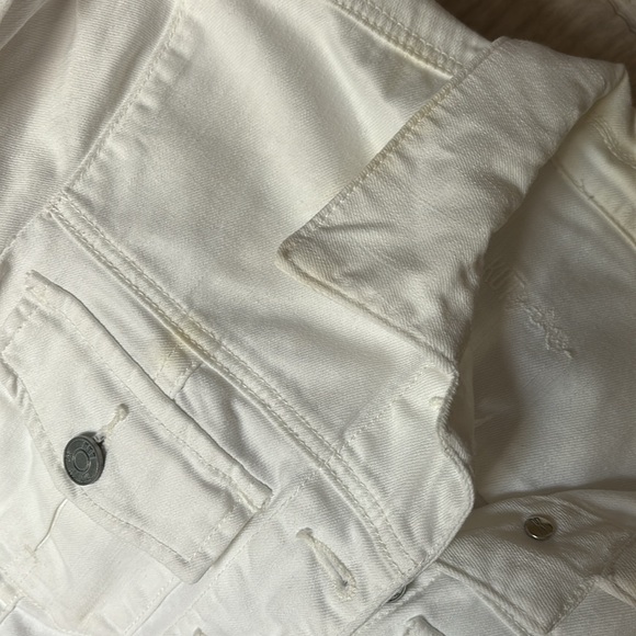 🤍KUT White Stretch Denim Jacket - Picture 4 of 8